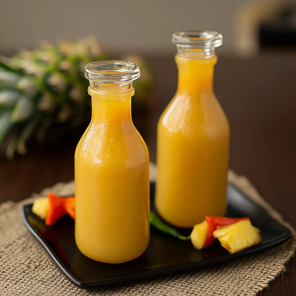 Two glasses of orange juice on a table.
