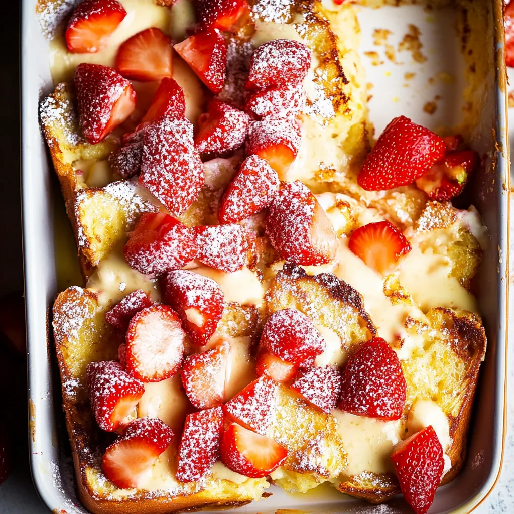 A cake with strawberries and whipped cream.