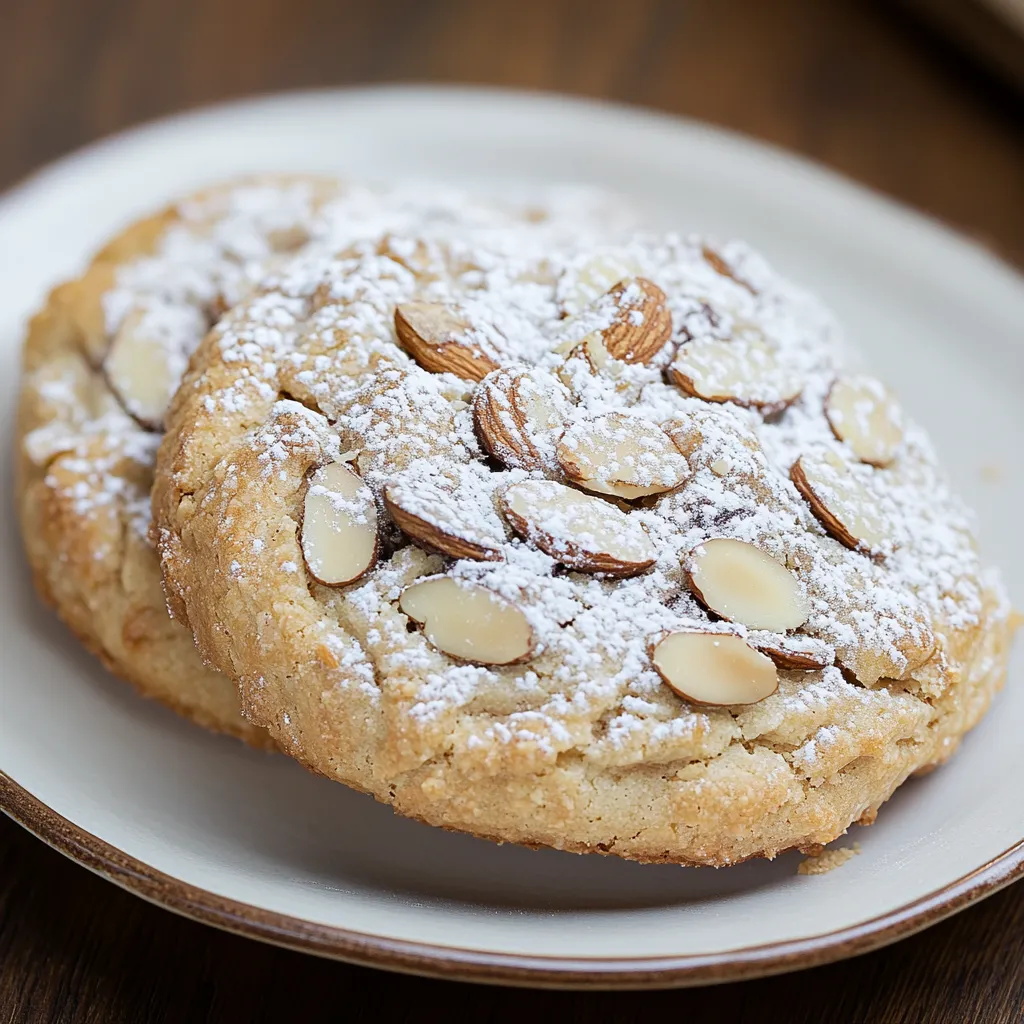 A plate with a cookie on it.
