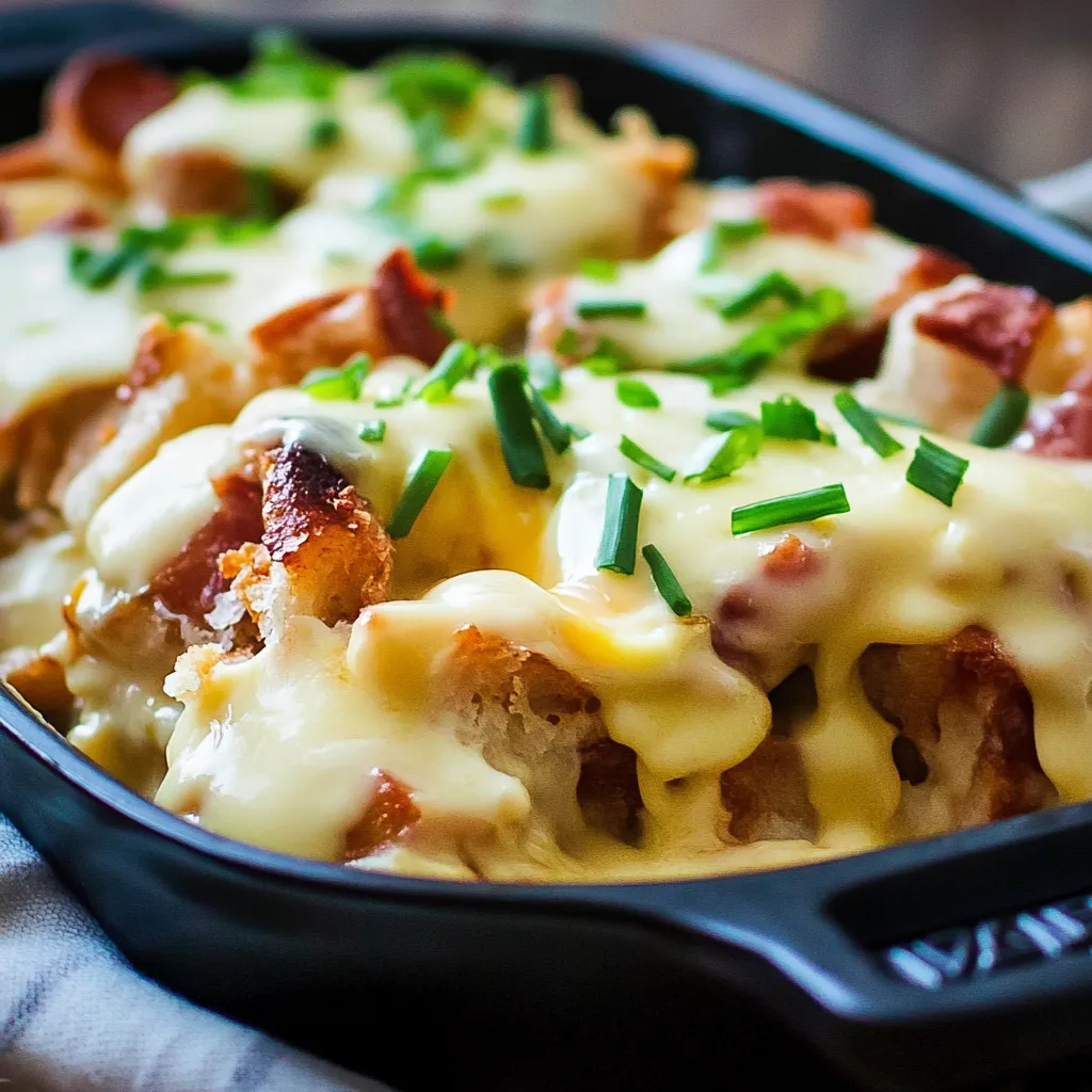 A dish of food with cheese and herbs.
