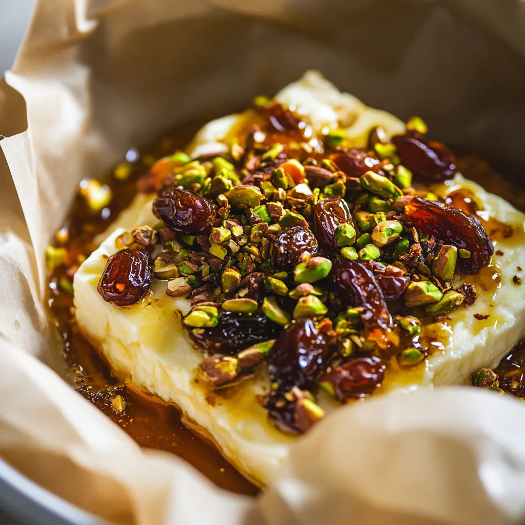 A bowl of food with nuts and raisins on top.