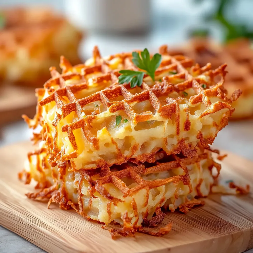 A stack of waffles with a green topping.