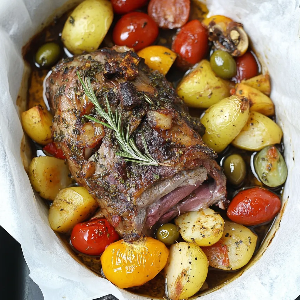 A plate of food with meat and vegetables.