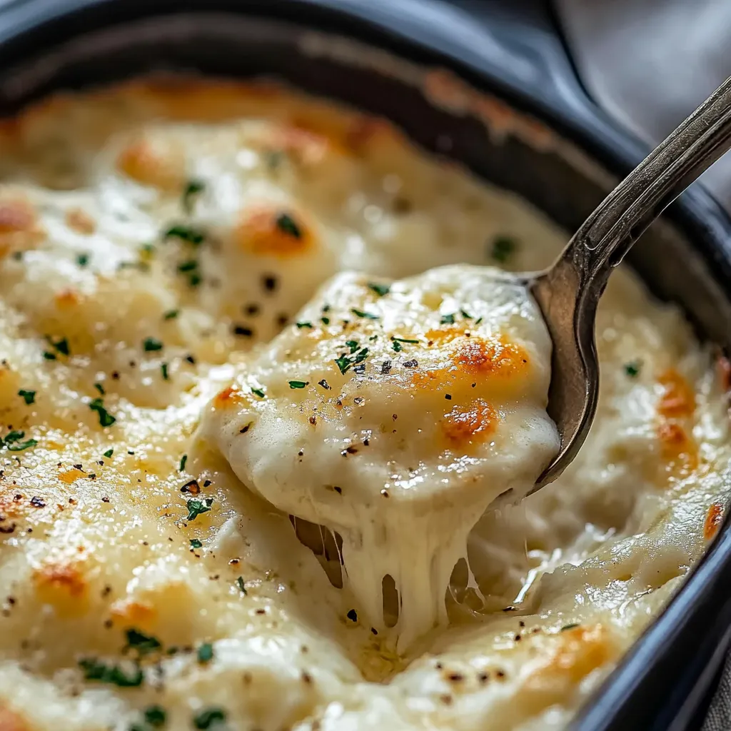 A spoon is in a bowl of food.