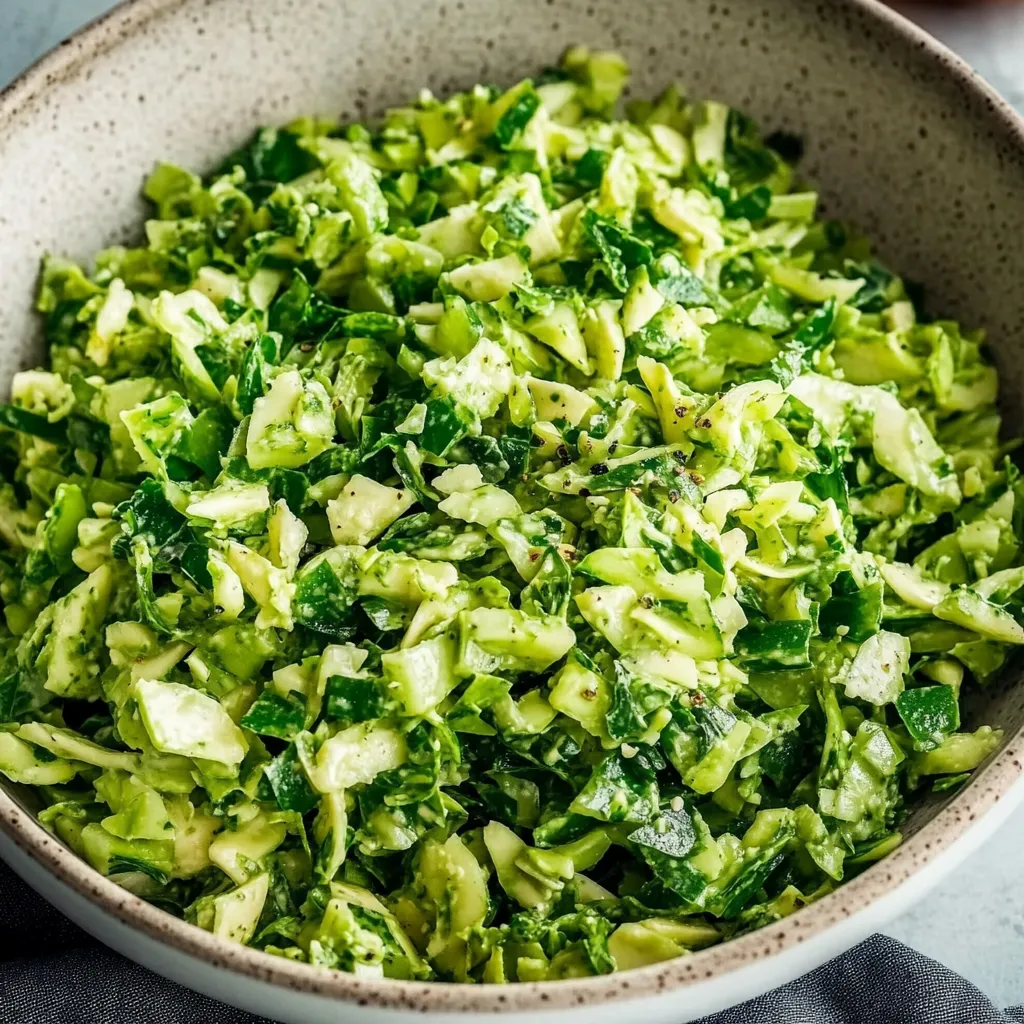 A bowl of green vegetables.