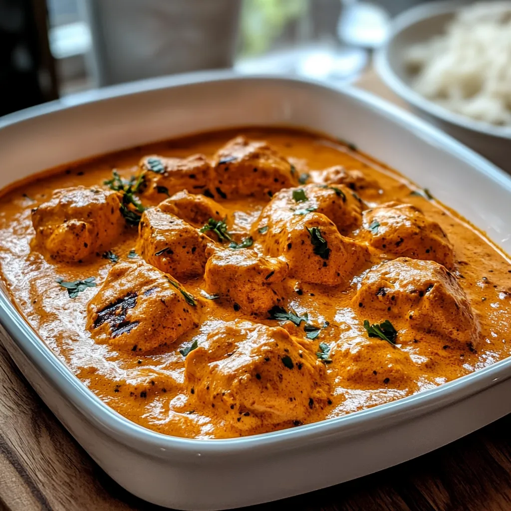 A bowl of chicken curry.