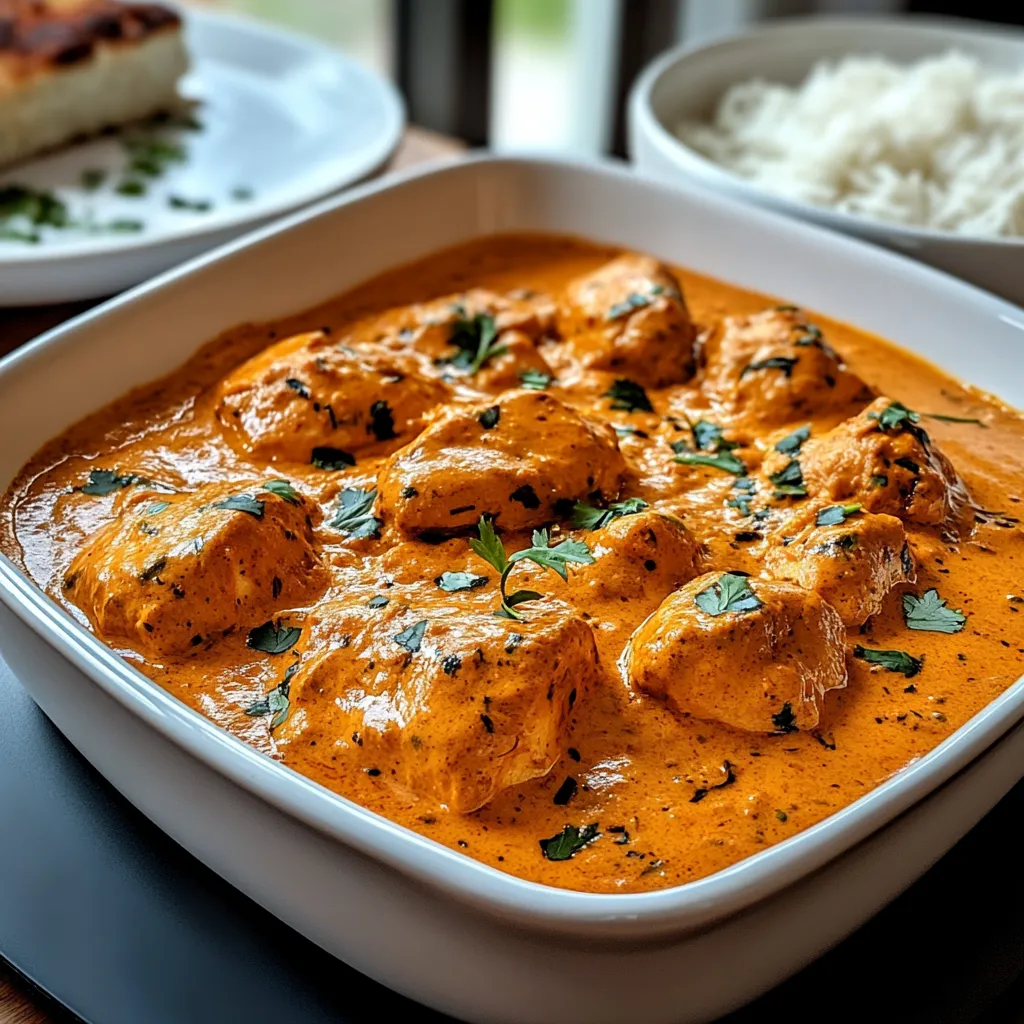 A bowl of chicken curry.