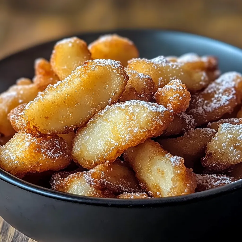 Bowl of fried dough.