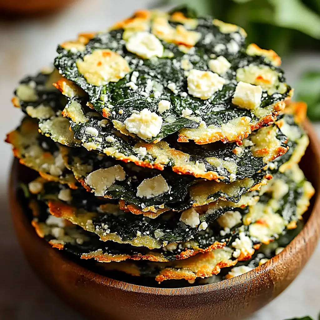 A stack of pizza with cheese and spinach.