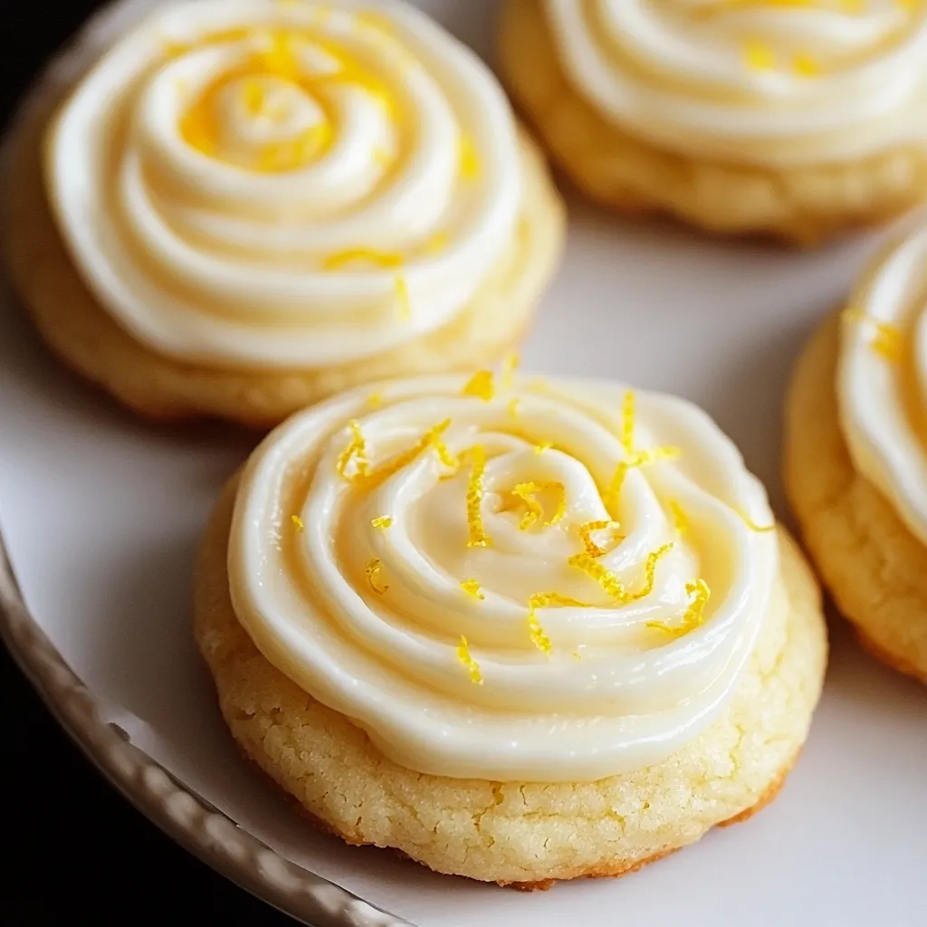 A plate of cookies with orange and white frosting.