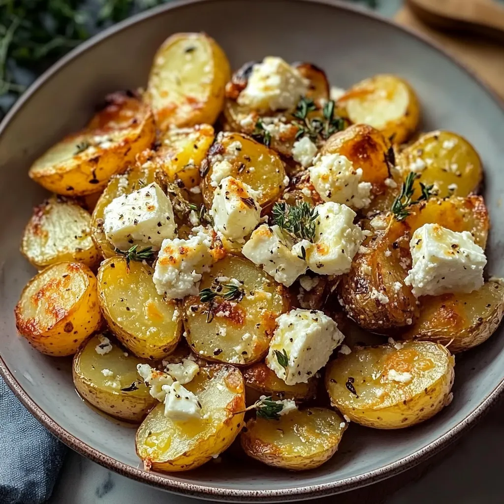A bowl of food with cheese and potatoes.