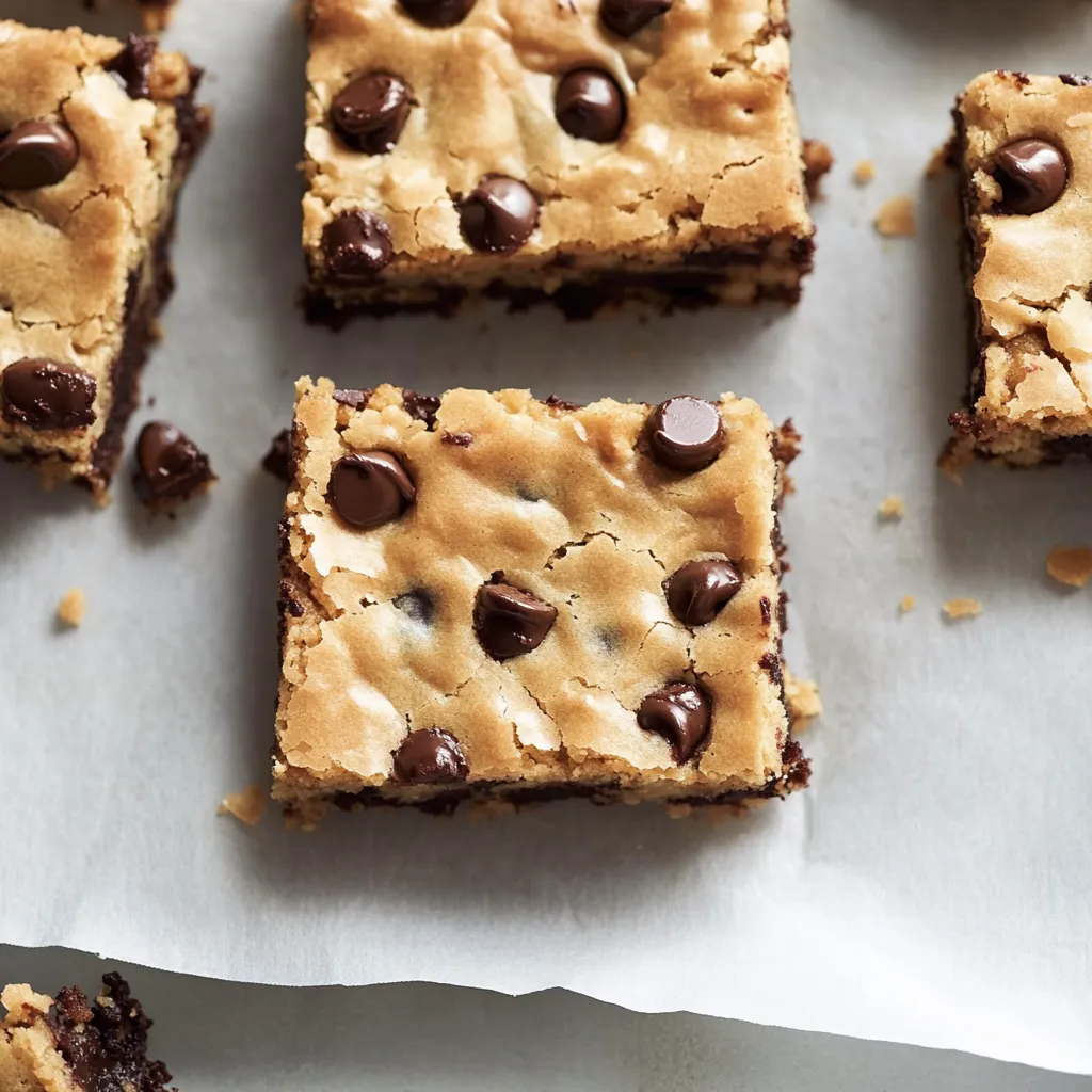 A square of chocolate chip cake.