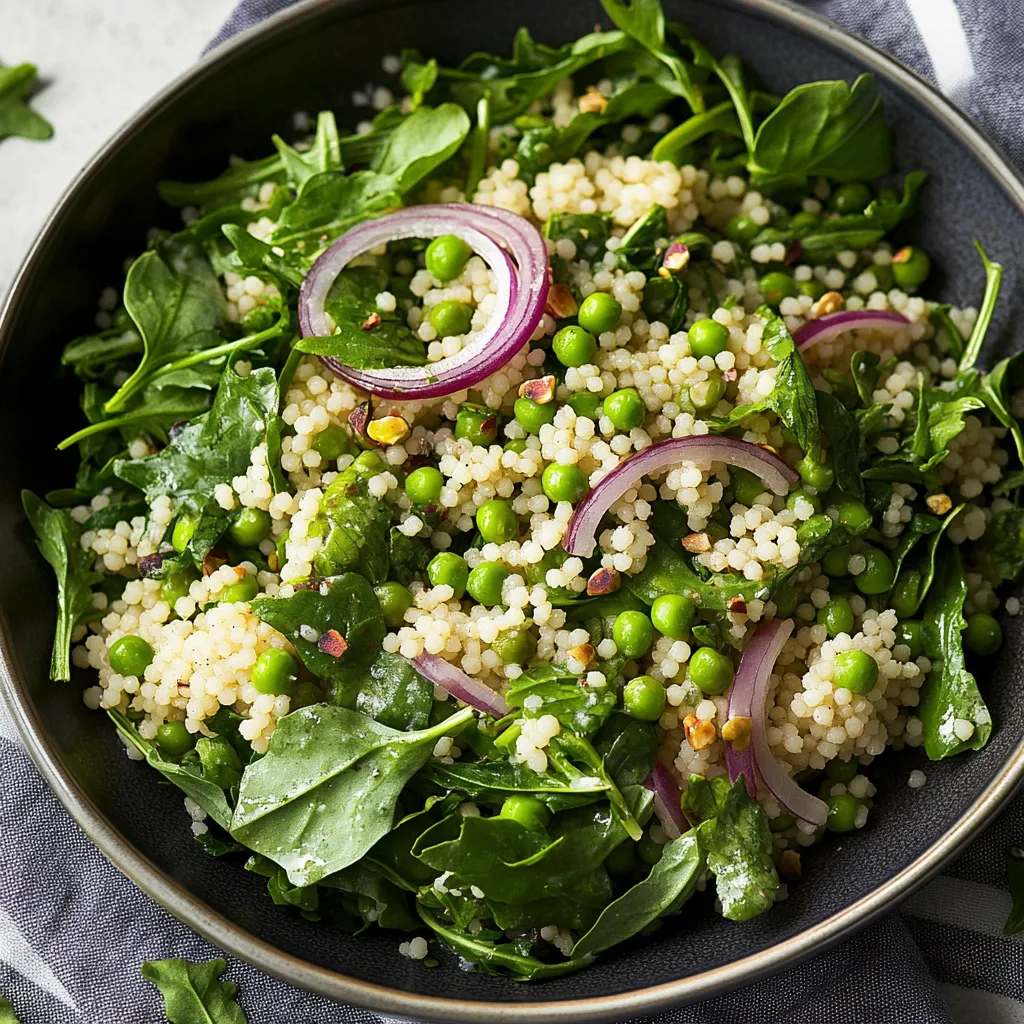 A bowl of green leafy vegetables and peas.