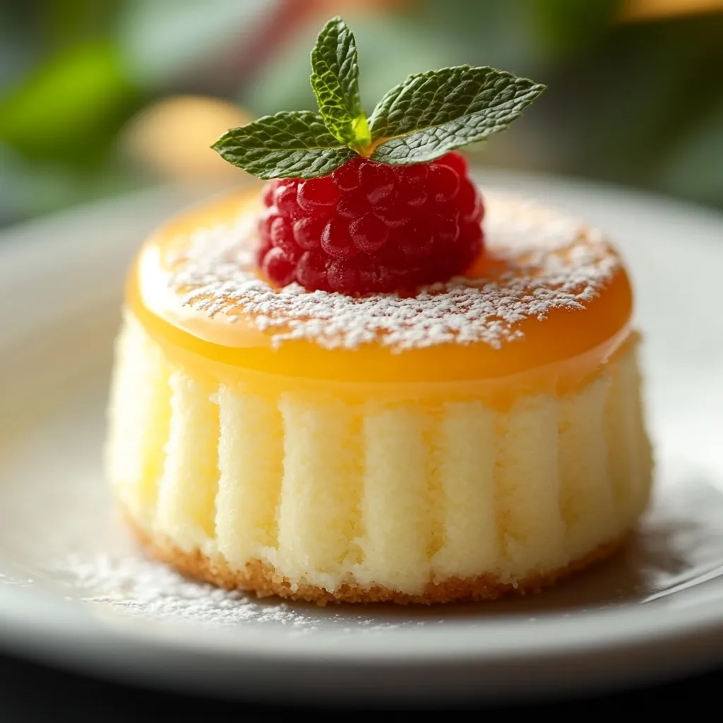 A slice of cake with a raspberry on top.