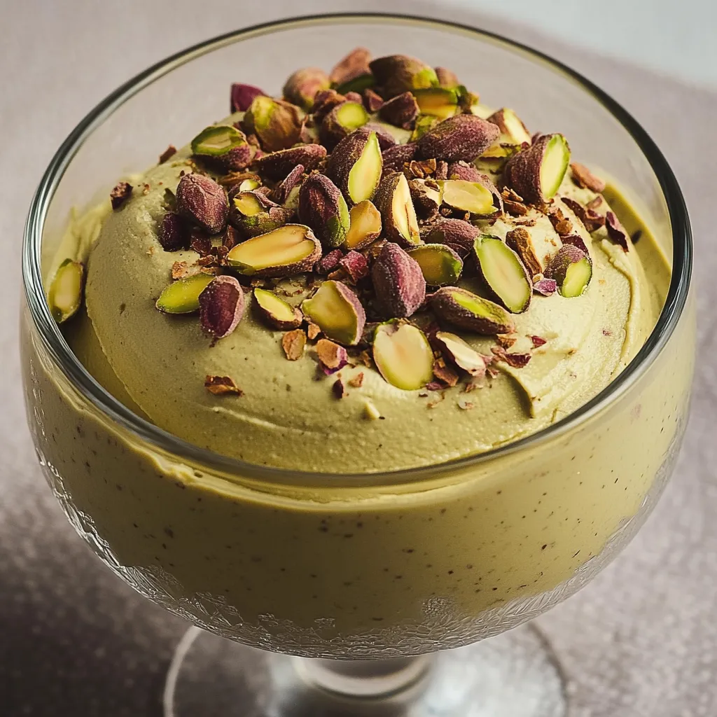 A glass bowl filled with a green substance.
