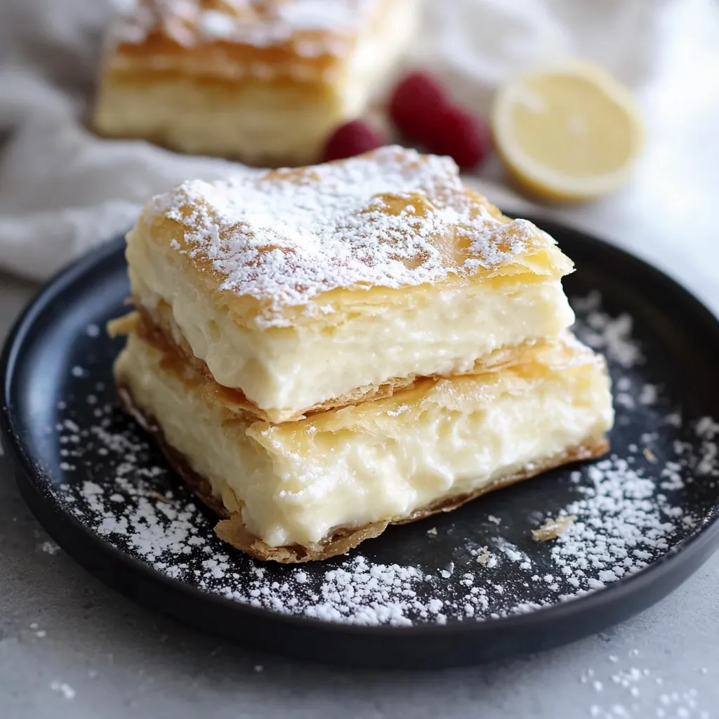 A plate with two pieces of pastry.