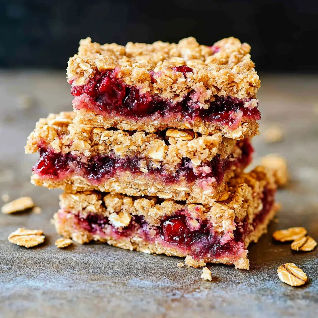 A stack of three cake bars.