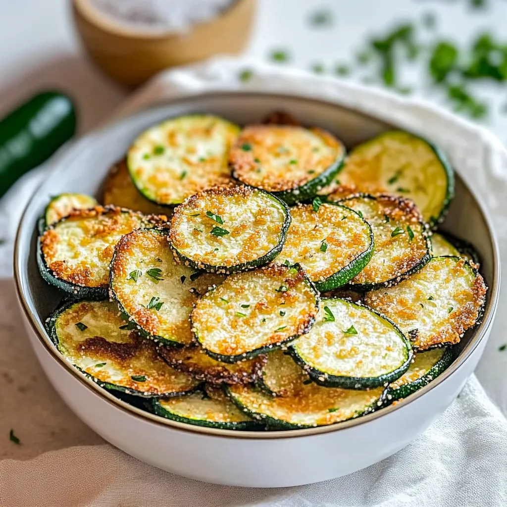A bowl of zucchini slices.