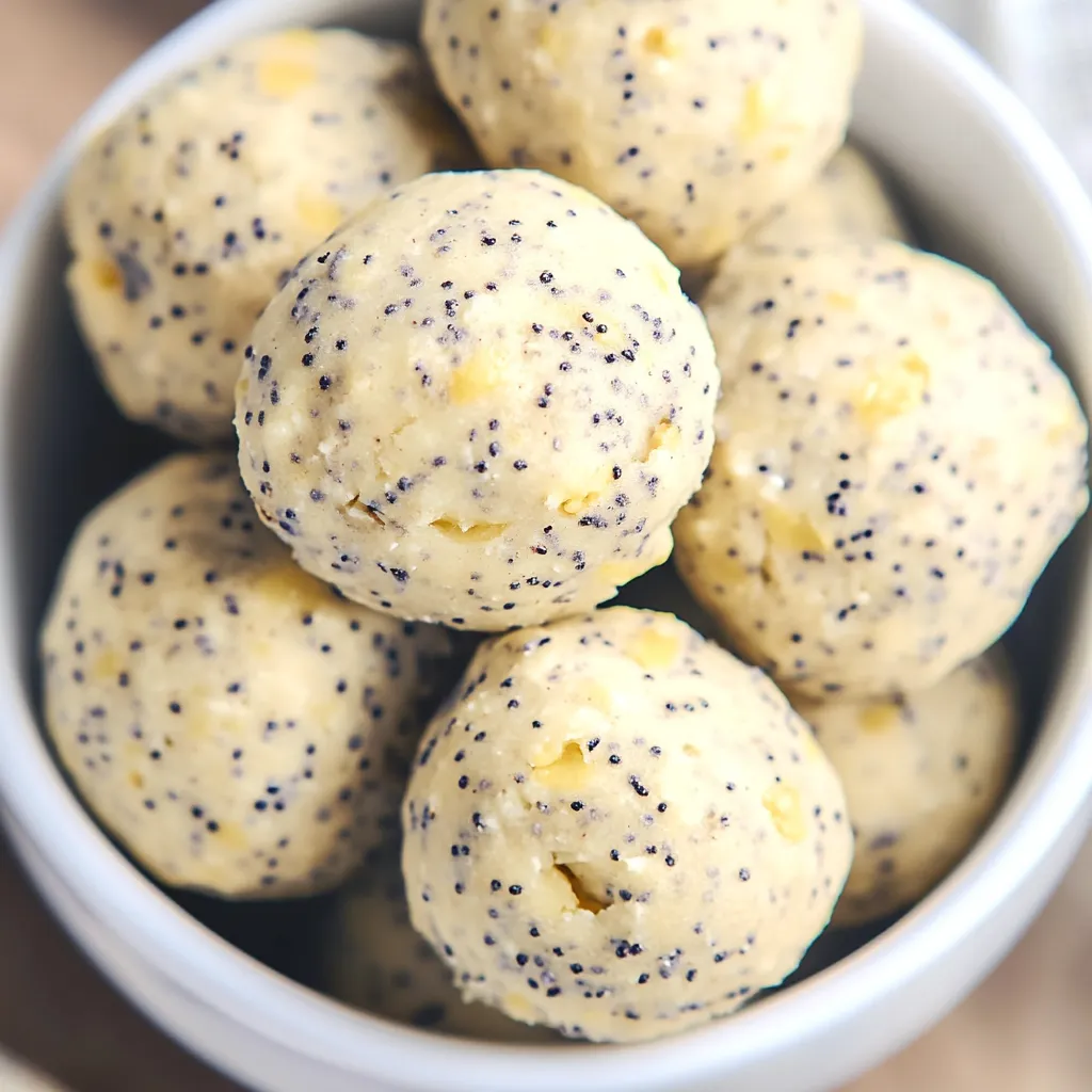 A bowl of balls with seeds in it.