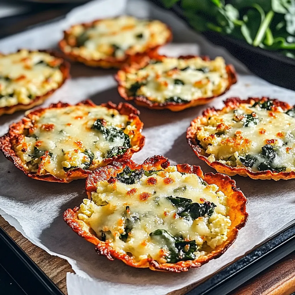 A tray of food with a green topping.