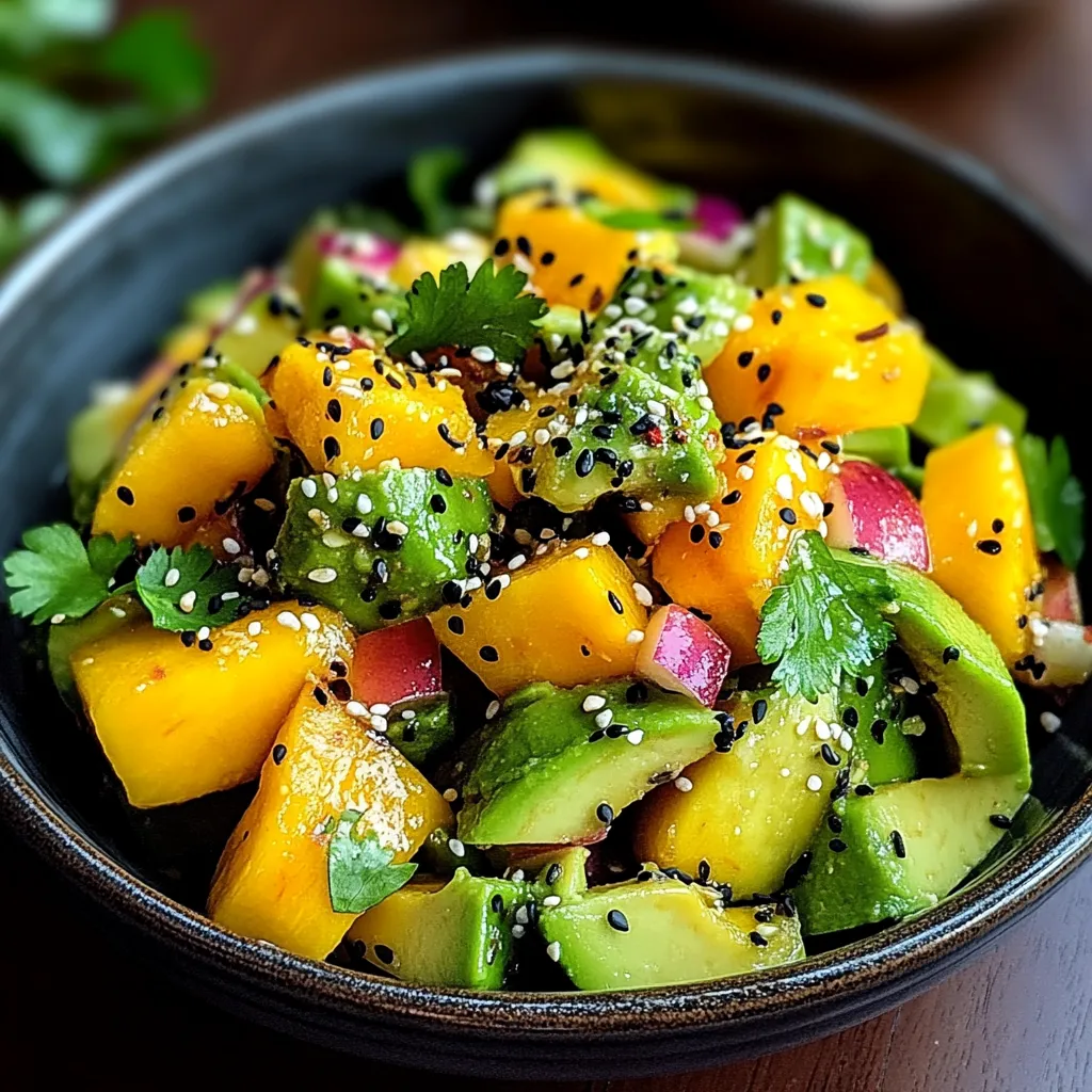 A bowl of fruit with black seeds.