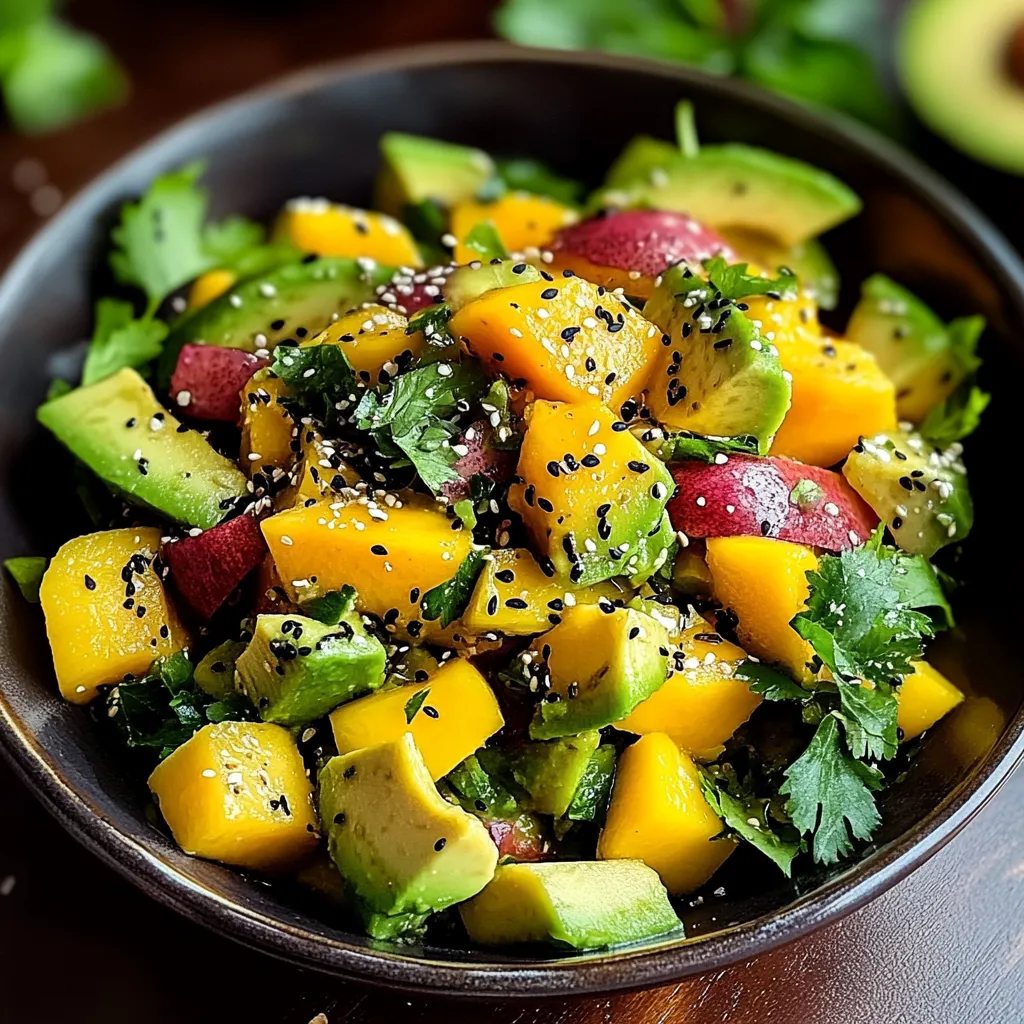 A bowl of fruit with black seeds.