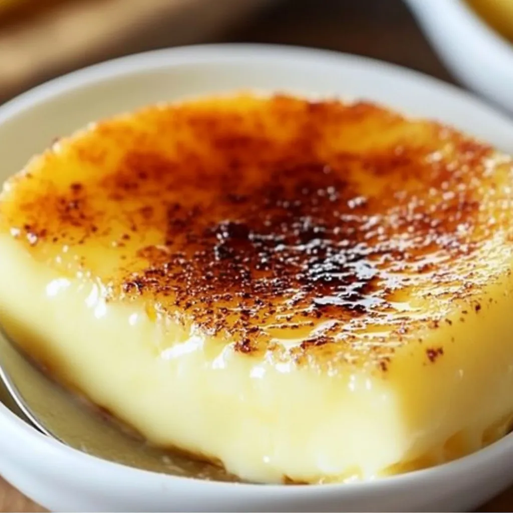A small bowl of food.