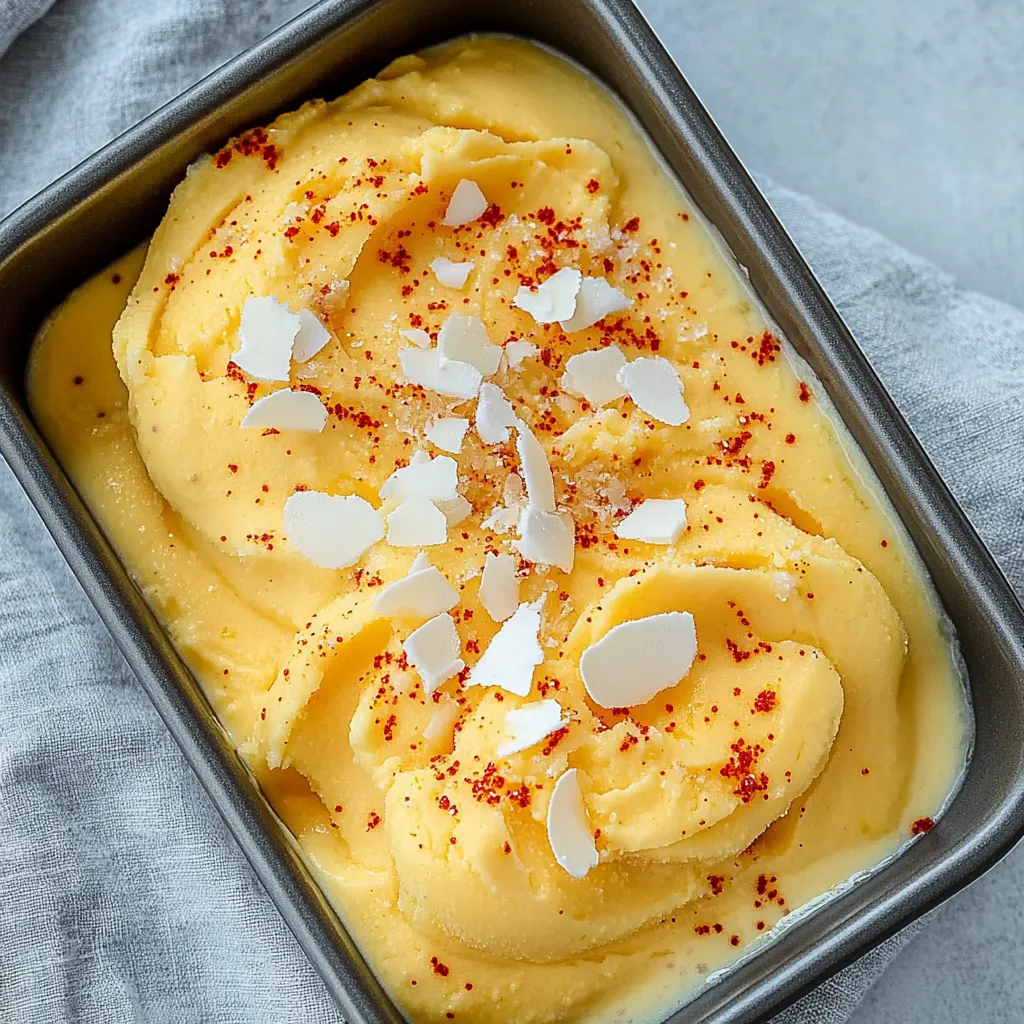 A bowl of food with red flakes on top.