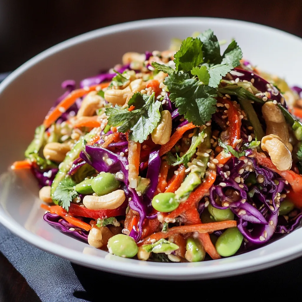 A bowl of vegetables with nuts and herbs.