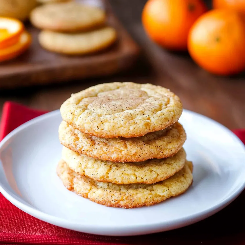 A stack of cookies on a plate.