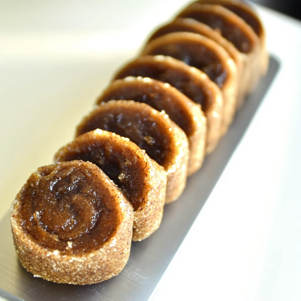 A plate of pastries with a brown glaze.
