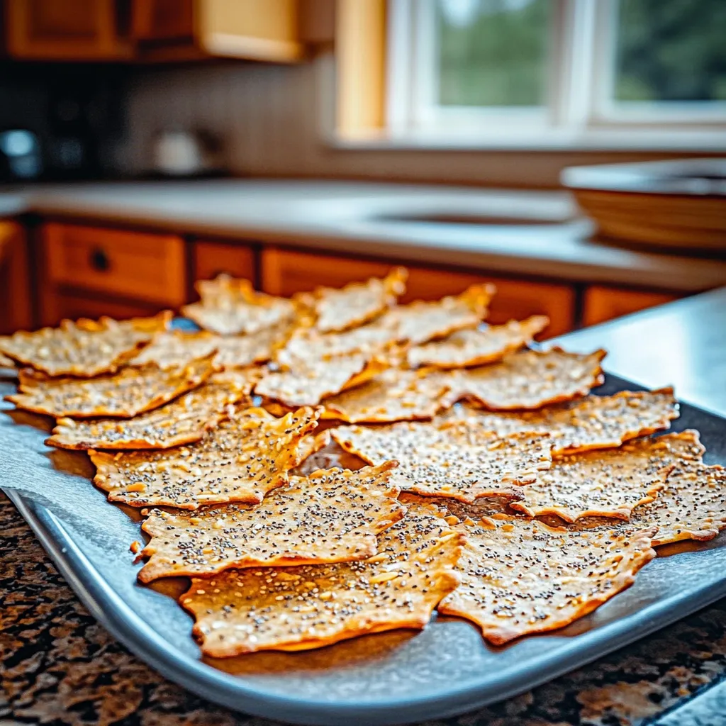A tray of food on a counter.