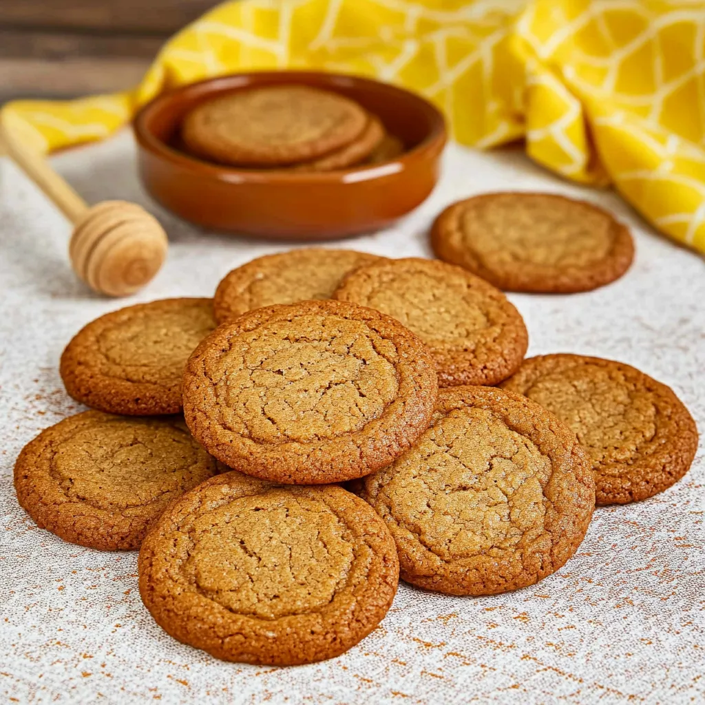 A bowl of cookies on a table.