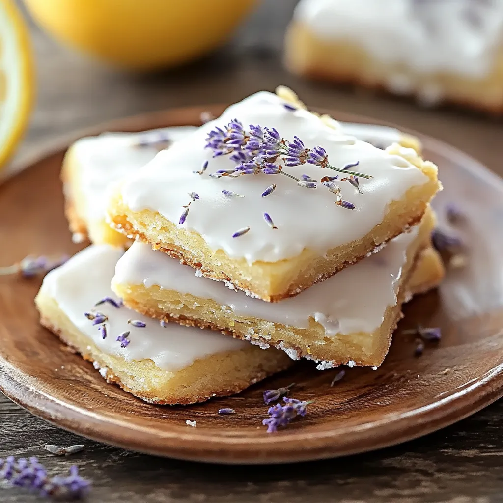 A wooden plate with a slice of lemon cake.