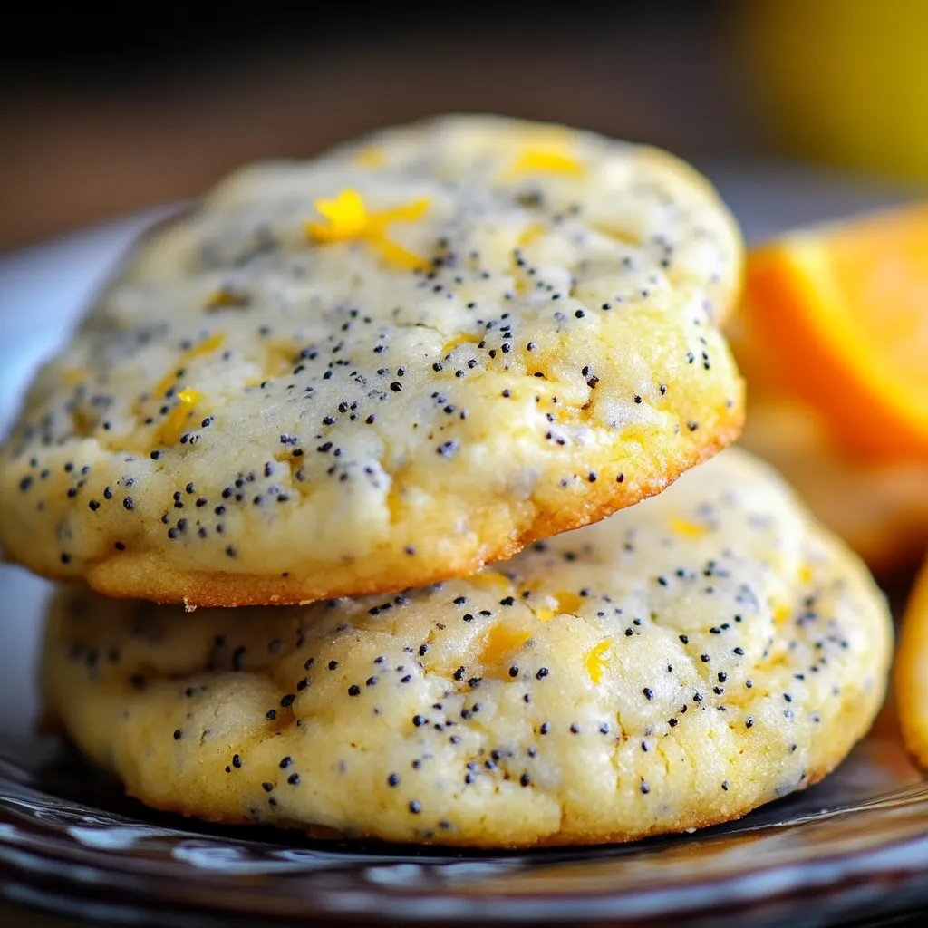 A plate of cookies with orange slices on top.