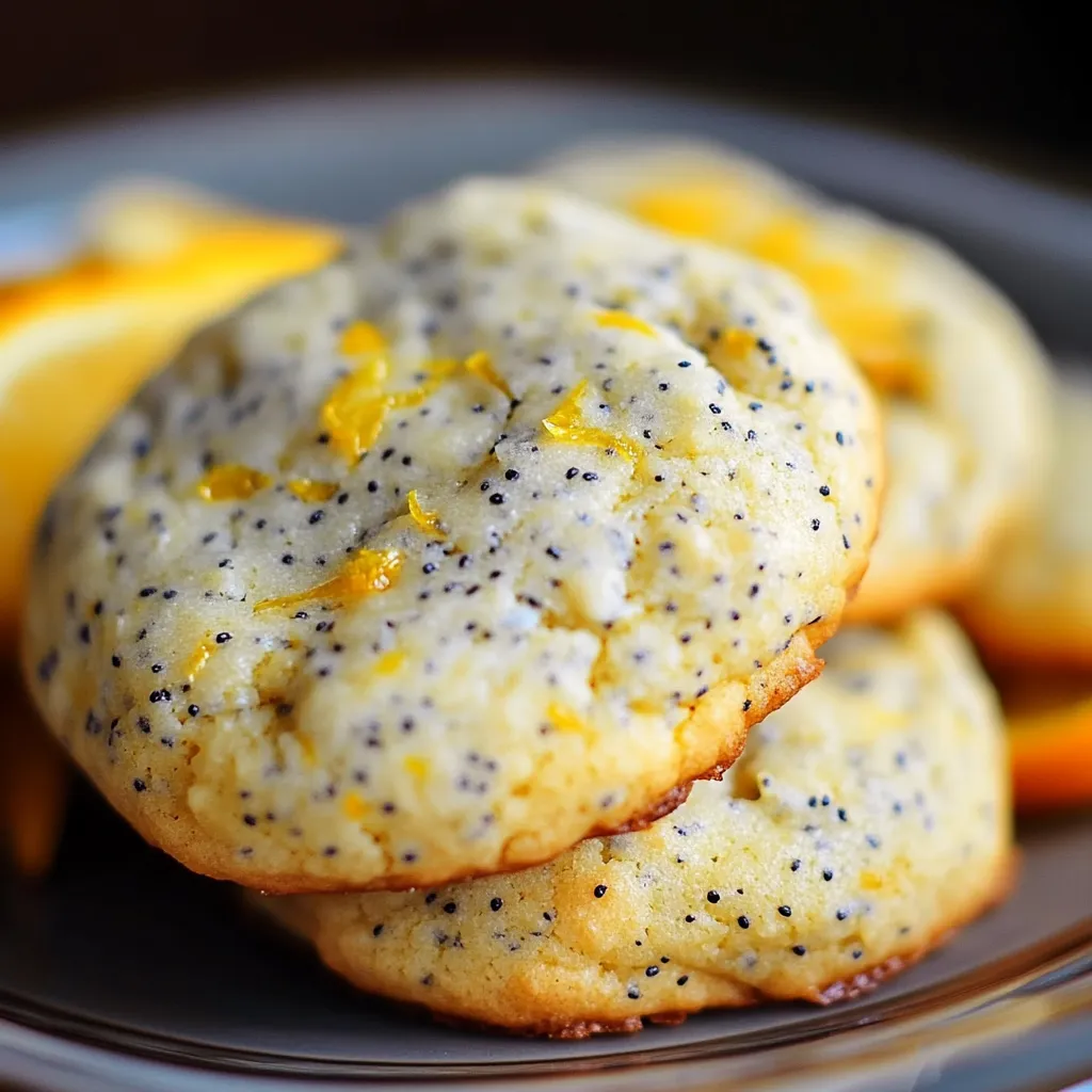 A plate of cookies with orange zest.