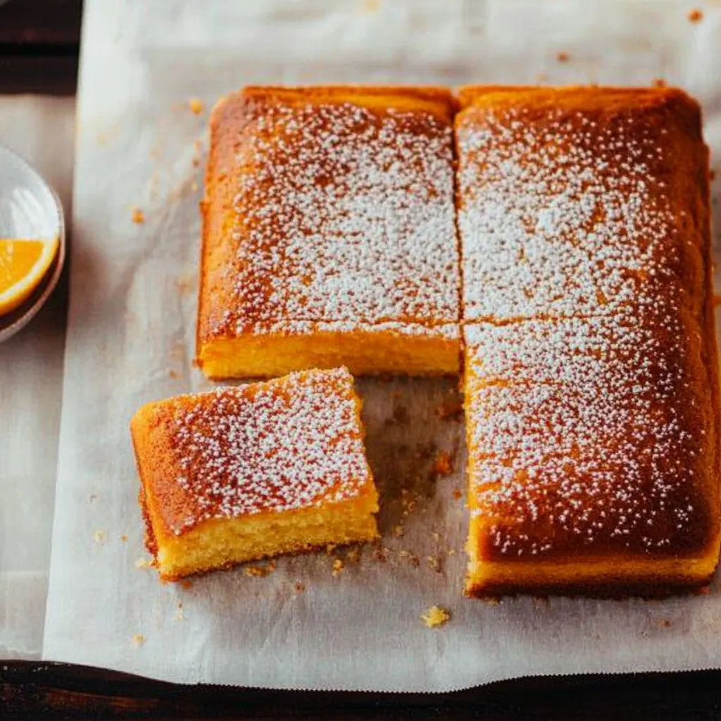 A slice of cake on a plate.