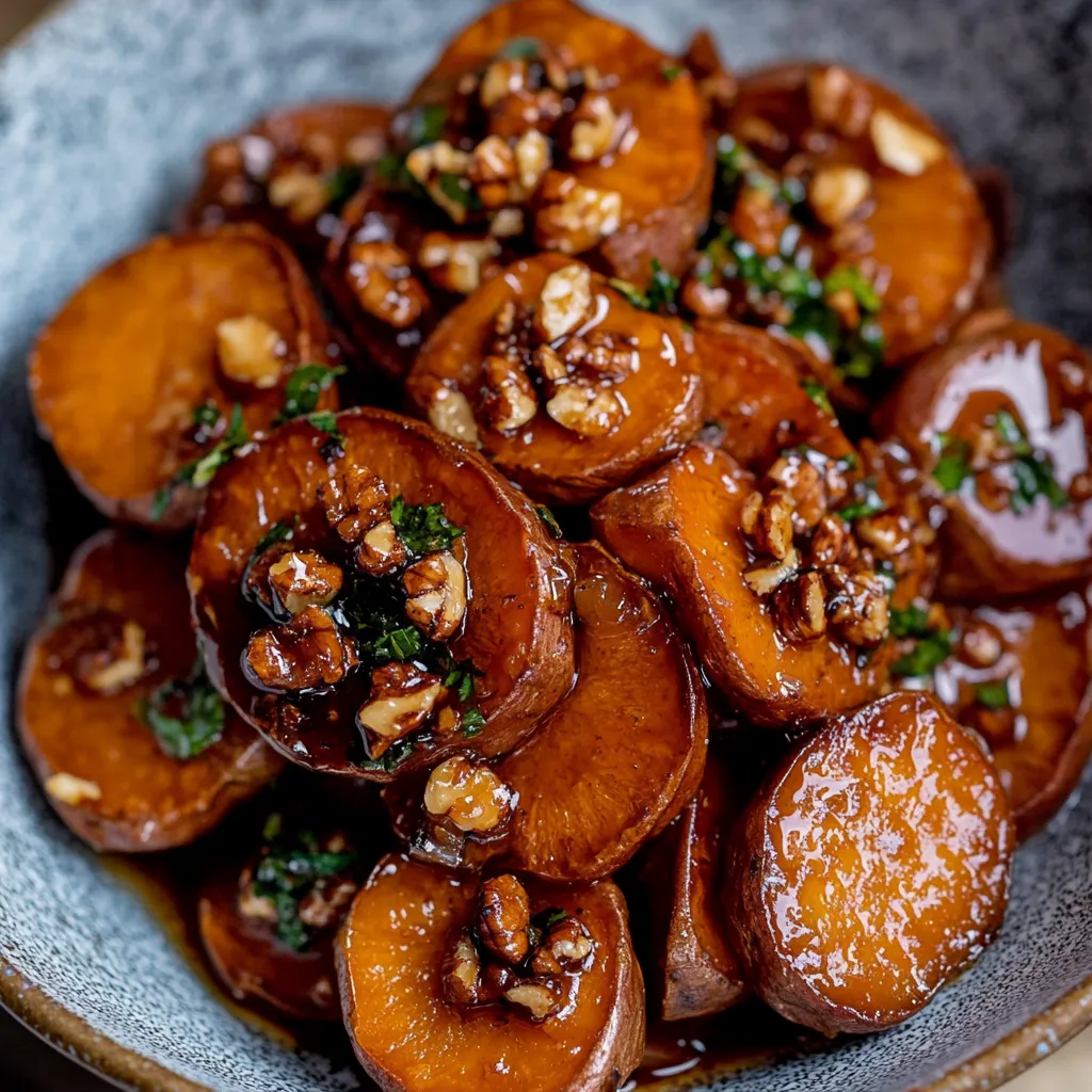 A bowl of food with nuts and vegetables.