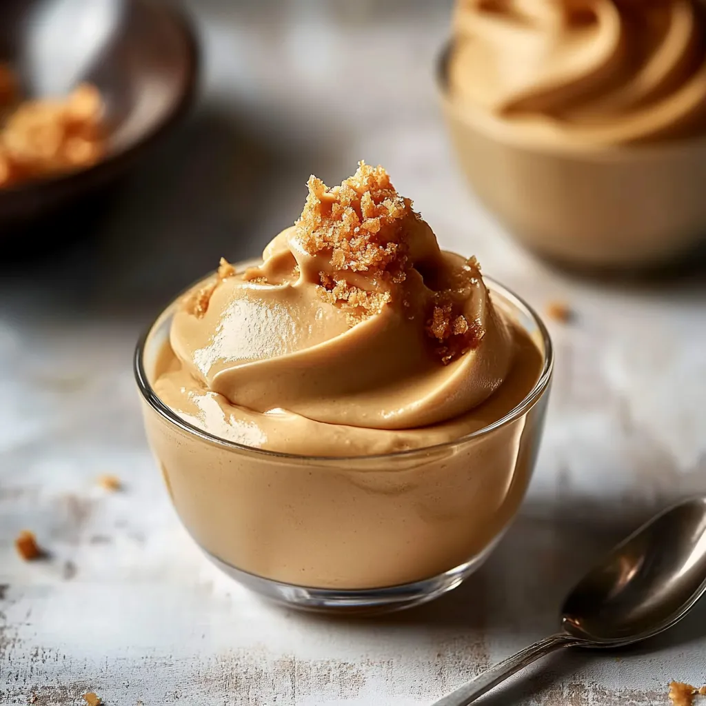 A bowl of ice cream with a spoon in it.