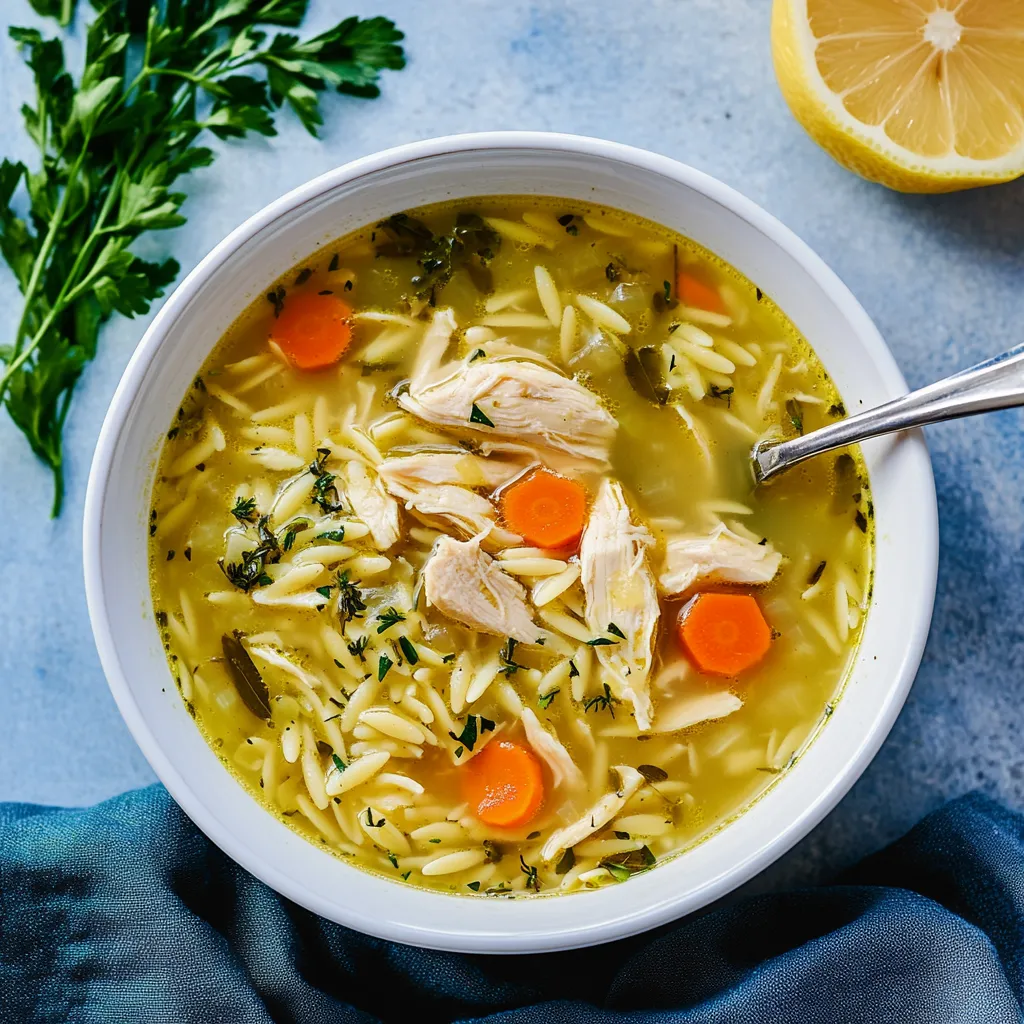 A bowl of soup with carrots and rice.