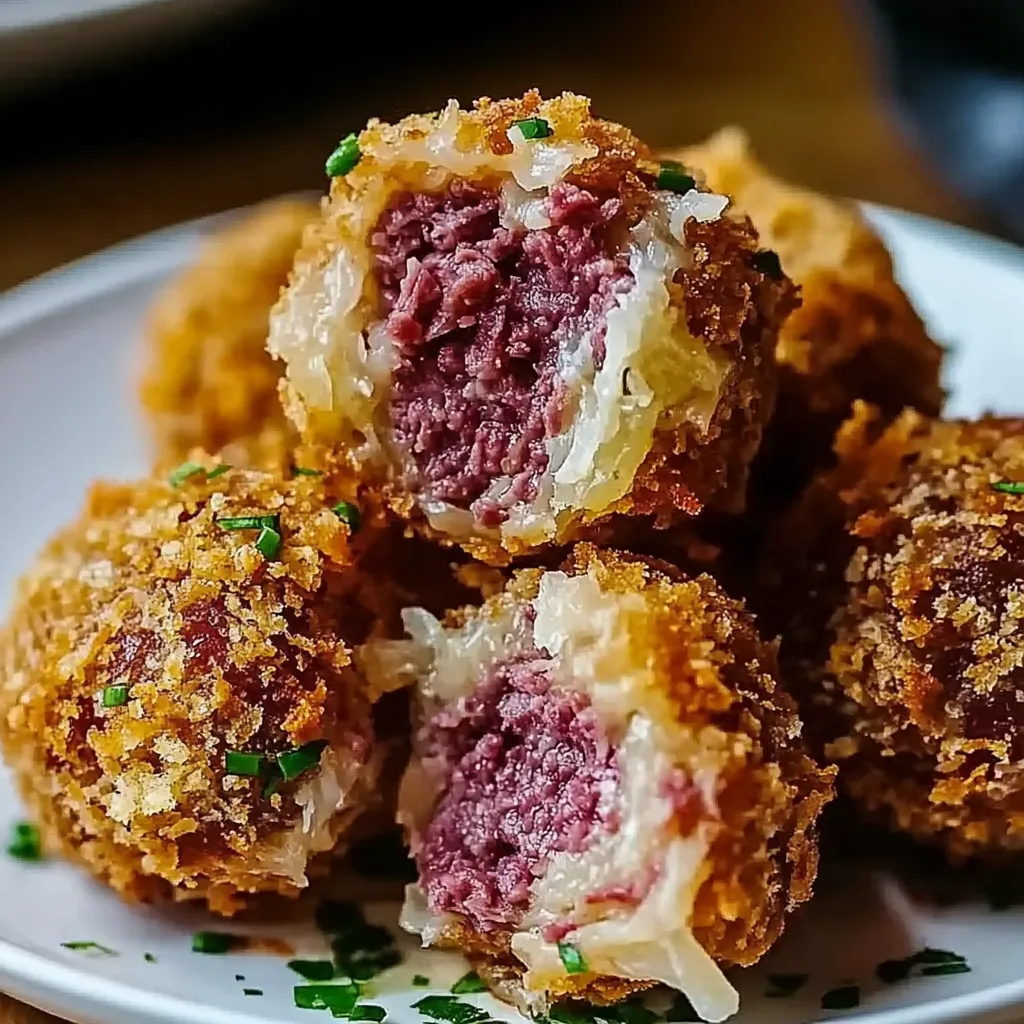 A plate of food with a red center.