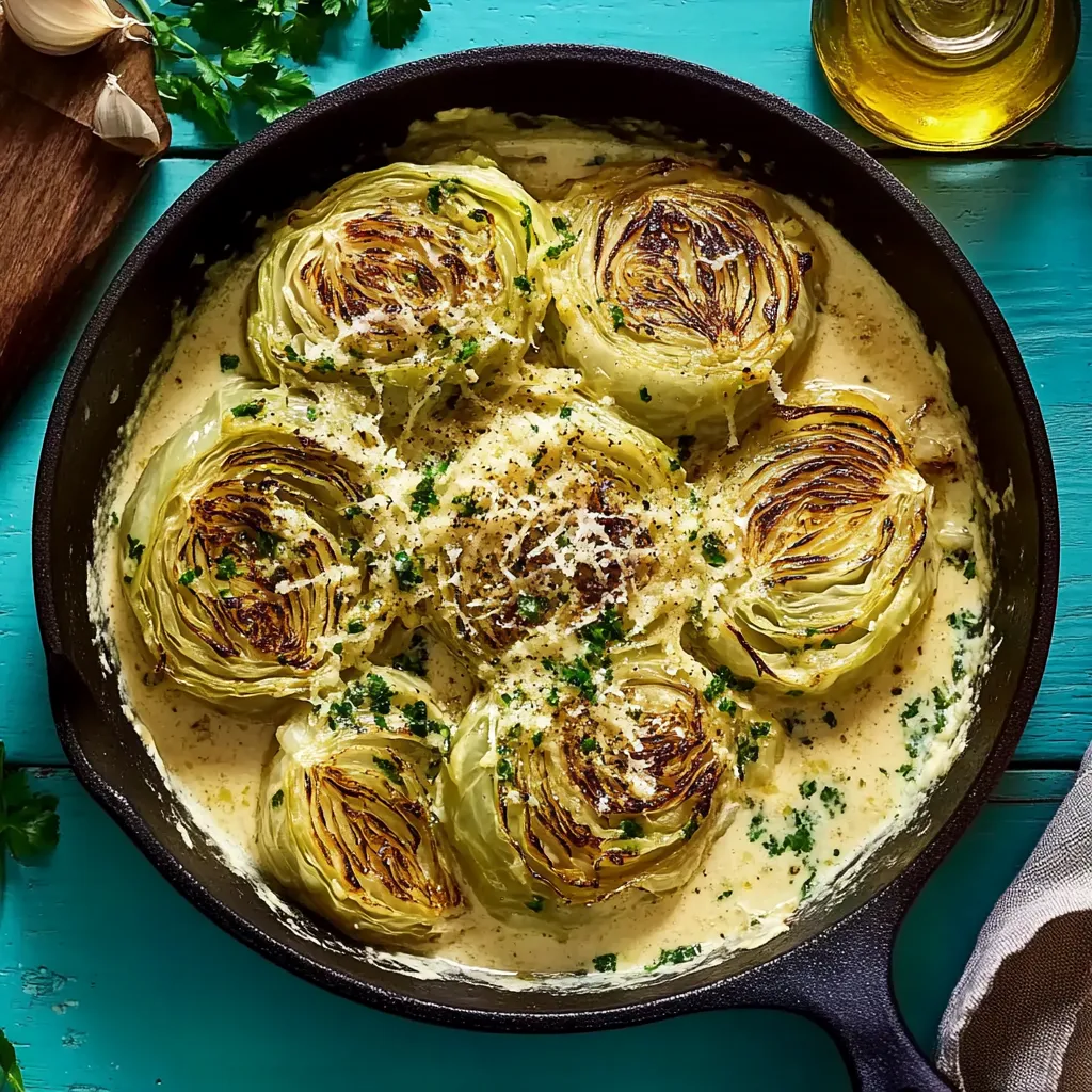 A pan of food with a green vegetable in it.