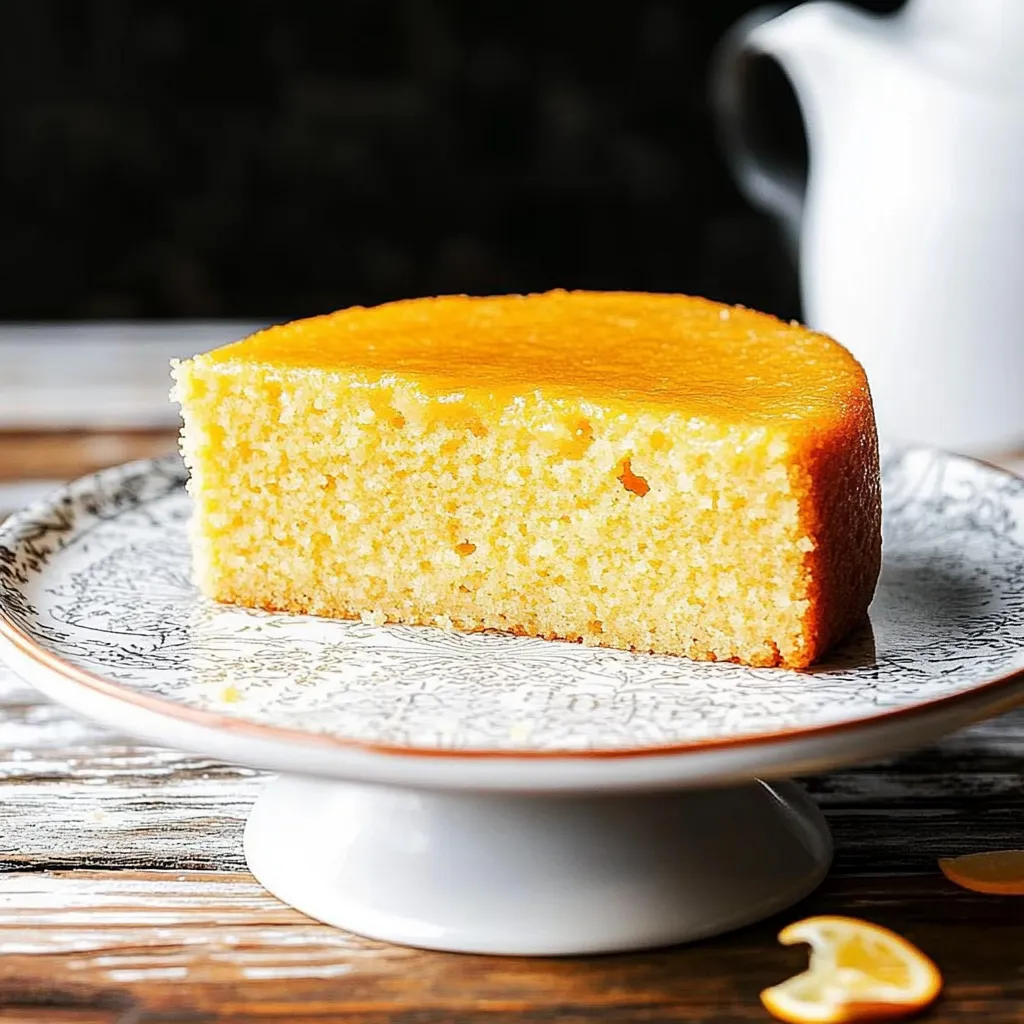 A slice of cake on a plate.