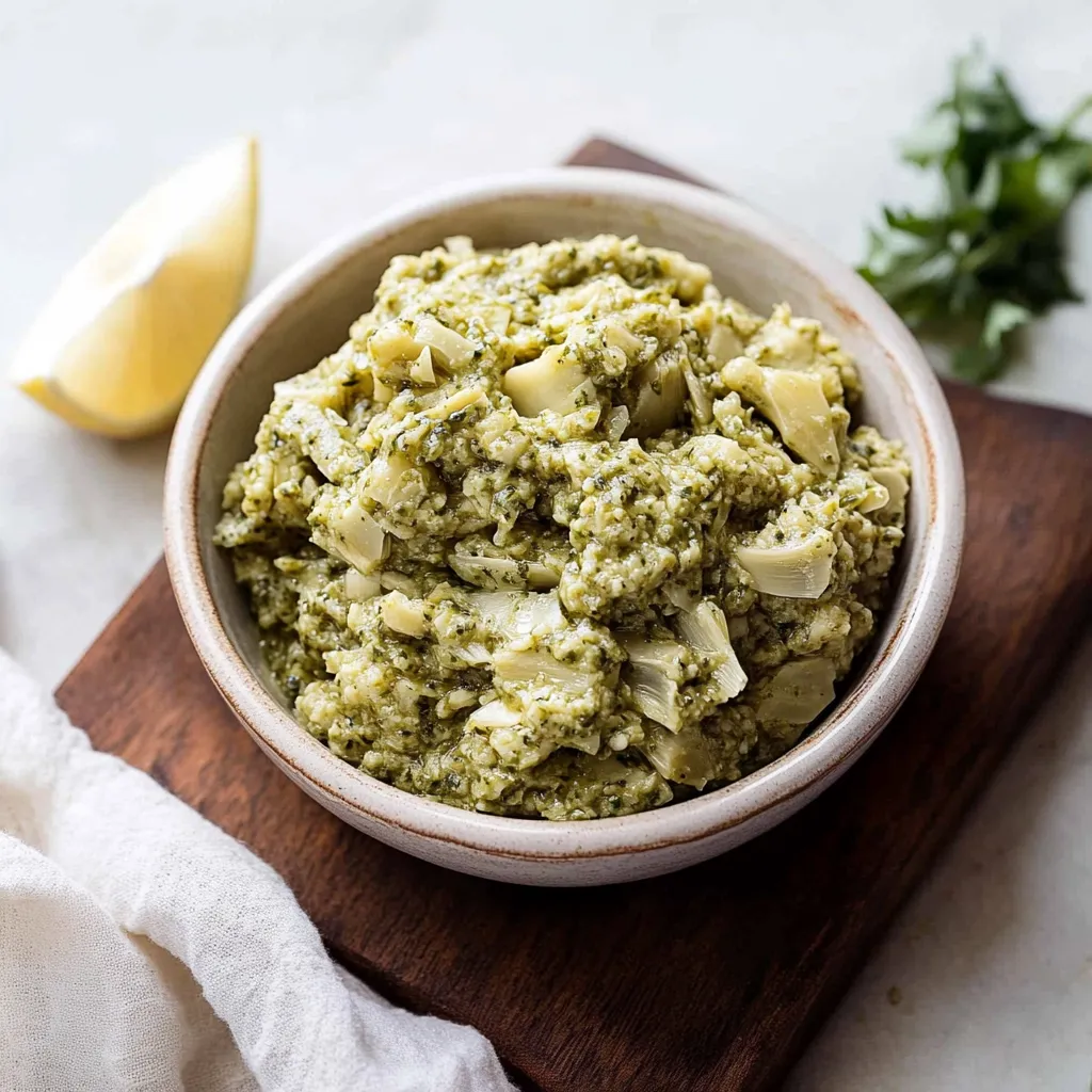 A bowl of green stuff on a table.