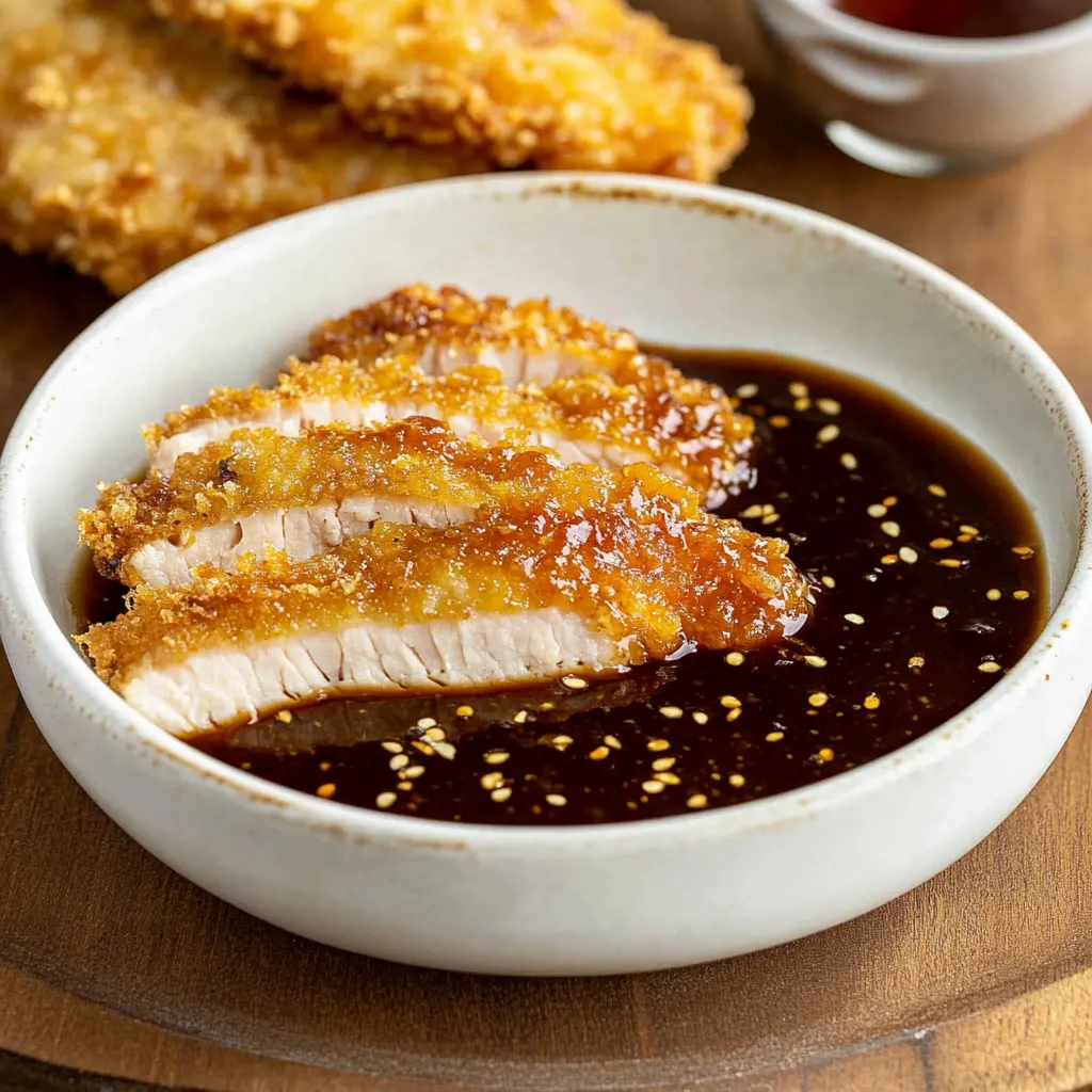 A bowl of food with sauce.
