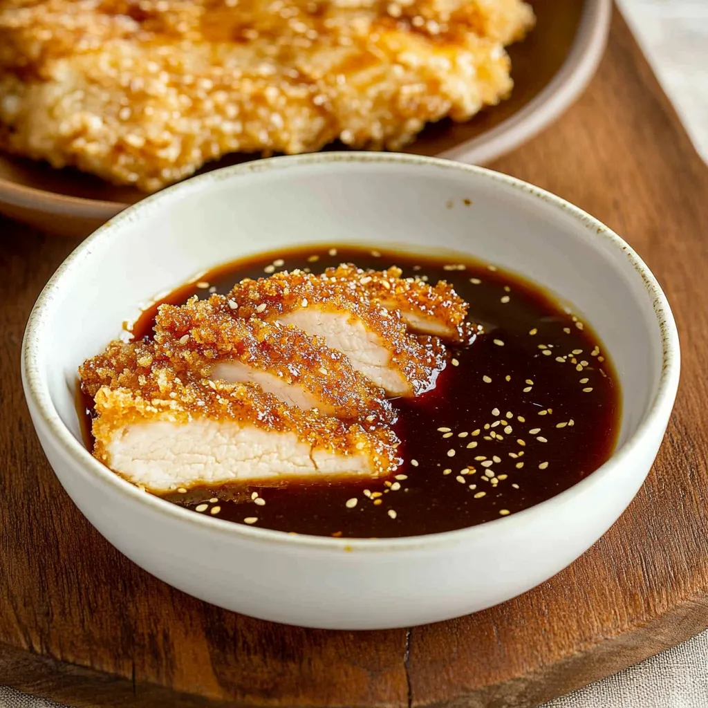 A bowl of food with a brown sauce.