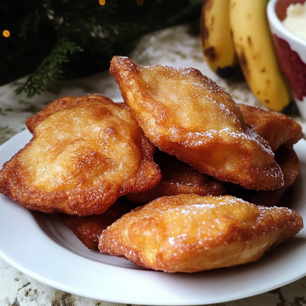 A plate of powdered donuts.
