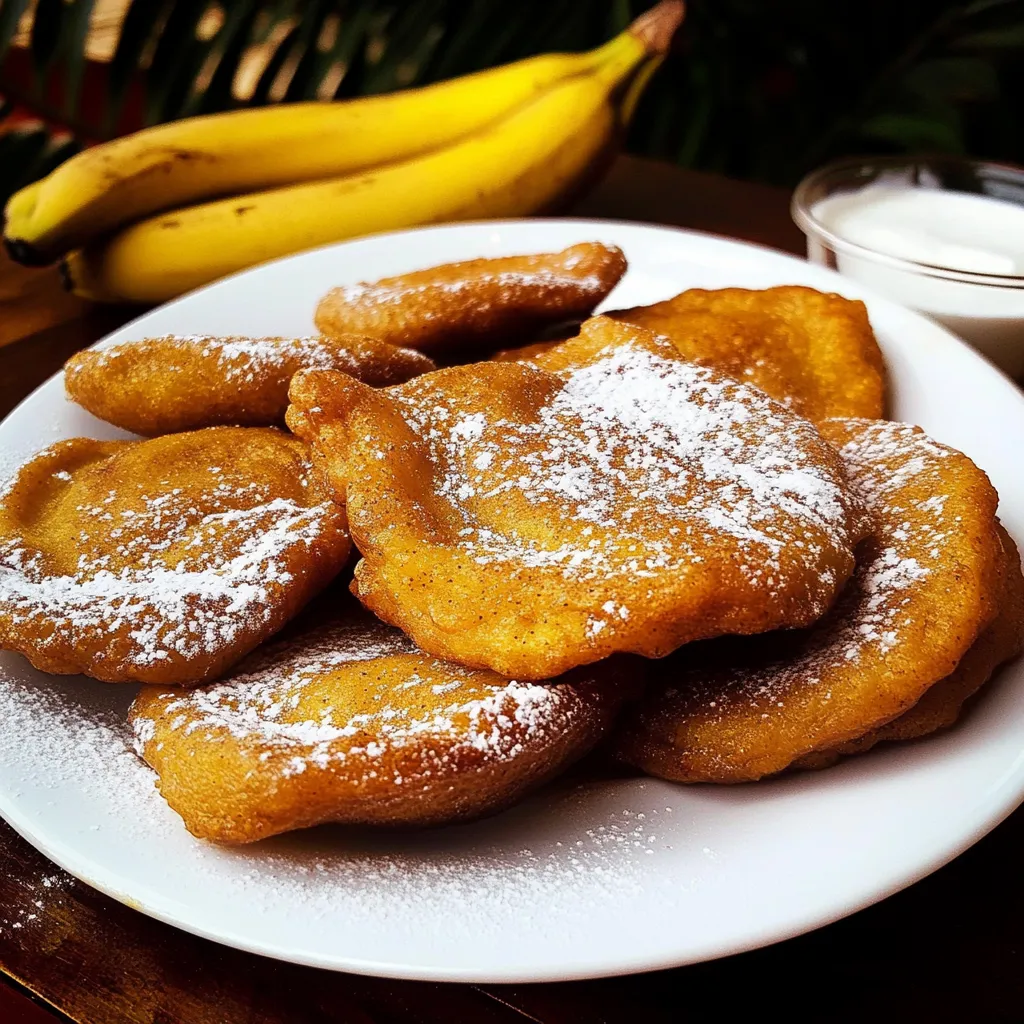 A plate of food with powdered sugar on top.