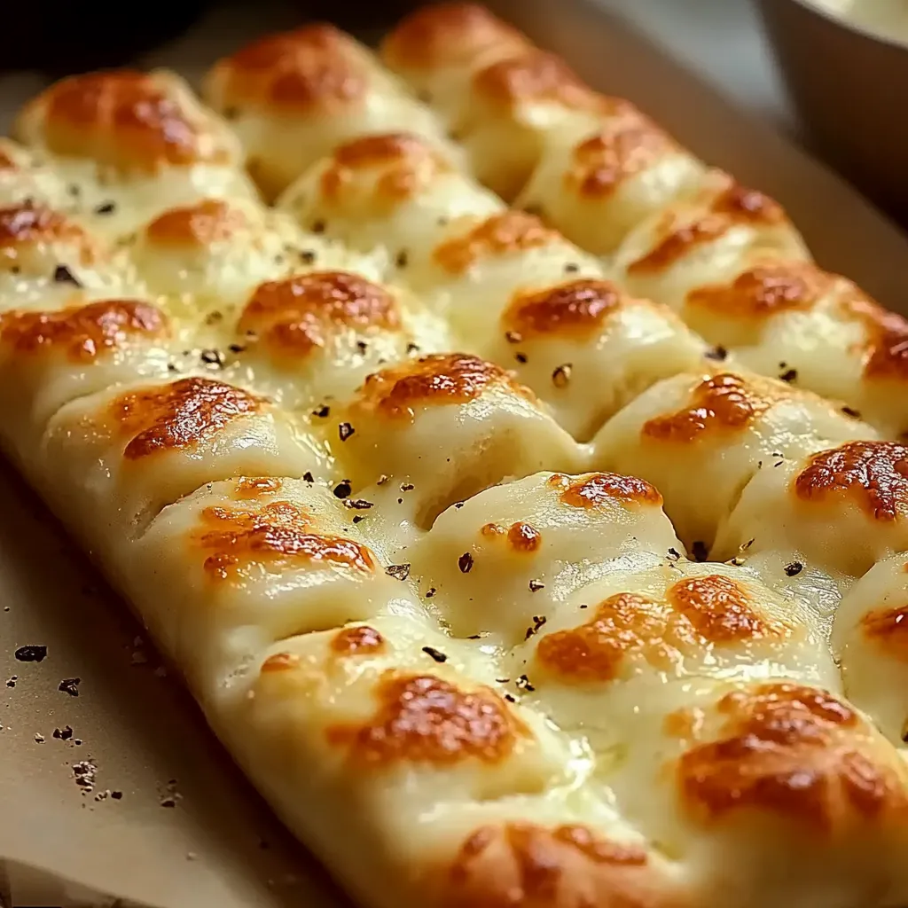 A cheese and black pepper pizza on a wooden board.