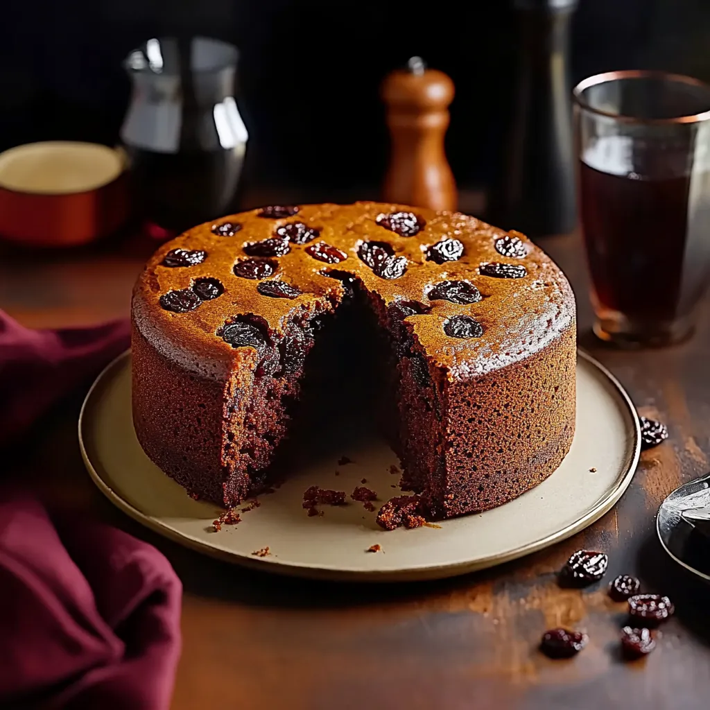 A slice of cake on a plate.